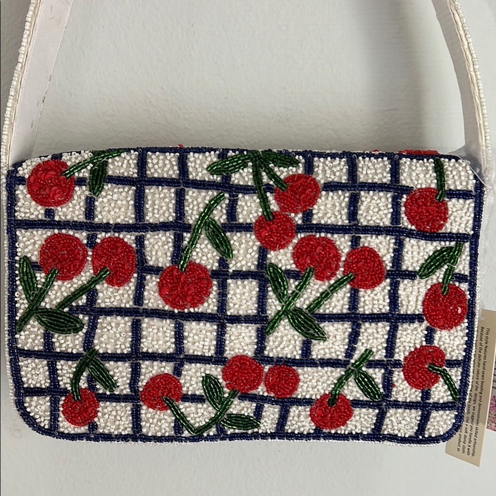 Made In India | Cherries Beaded Shoulder Bag ๐ - Picture 9 of 11